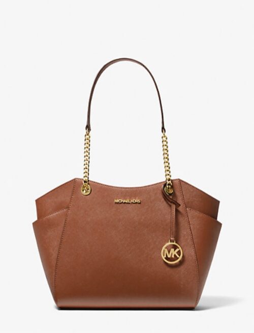 Michael Kors 2025 Collection Jet Set Large Signature Logo Shoulder Bag