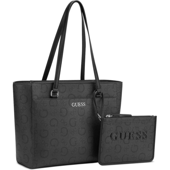 Guess Delphin Logo Tote Black - Image 2
