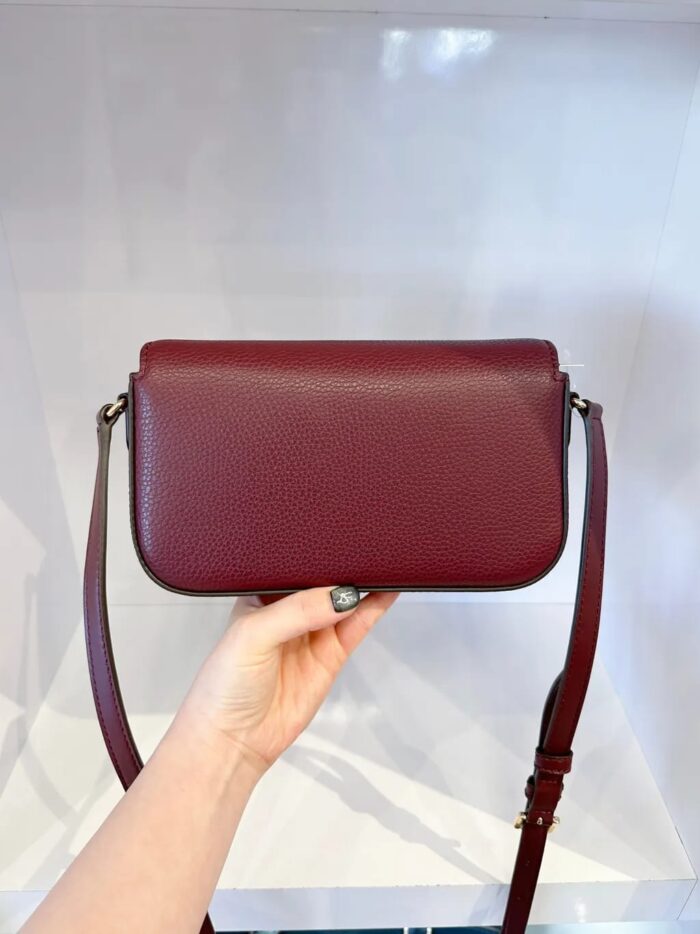 Michael Kors 2025 Collection Jet Set Travel Small Pebbled Leather Crossbody Bag - Image 3