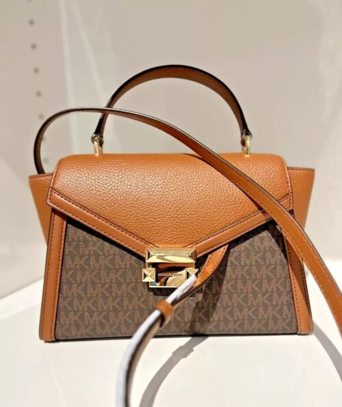 Michael Kors 2025 Collection Whitney Medium Flap Shoulder Satchel Bag Handbag