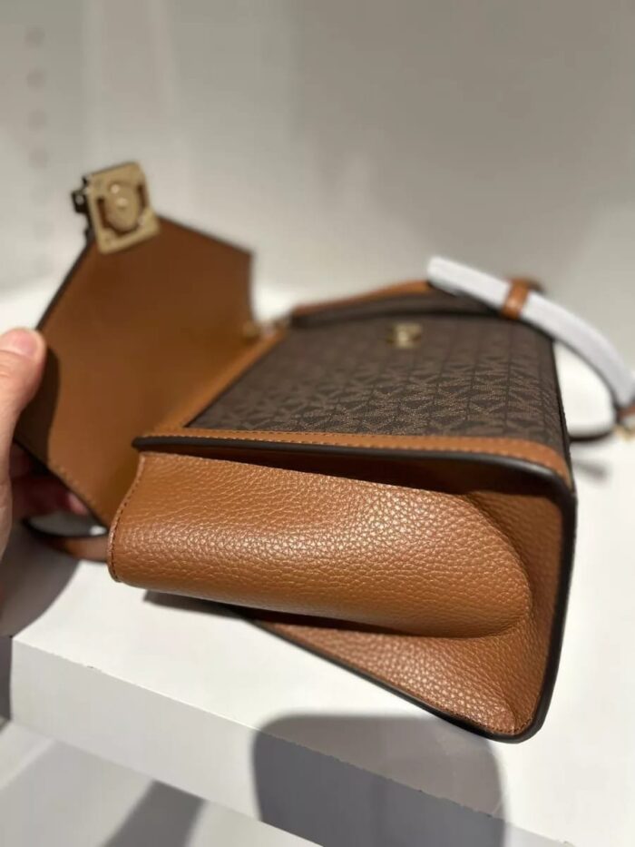 Michael Kors 2025 Collection Whitney Medium Flap Shoulder Satchel Bag Handbag - Image 9