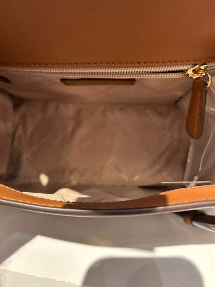 Michael Kors 2025 Collection Reed Large Leather Belted Satchel - Image 2