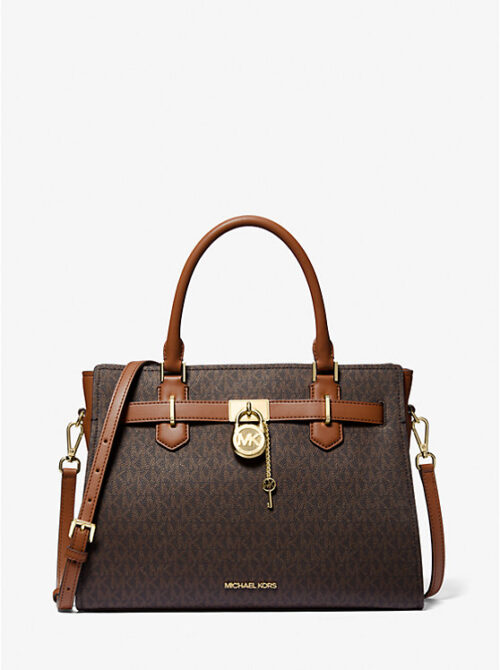 Michael Kors 2025 Collection Hamilton Medium logos Satchel