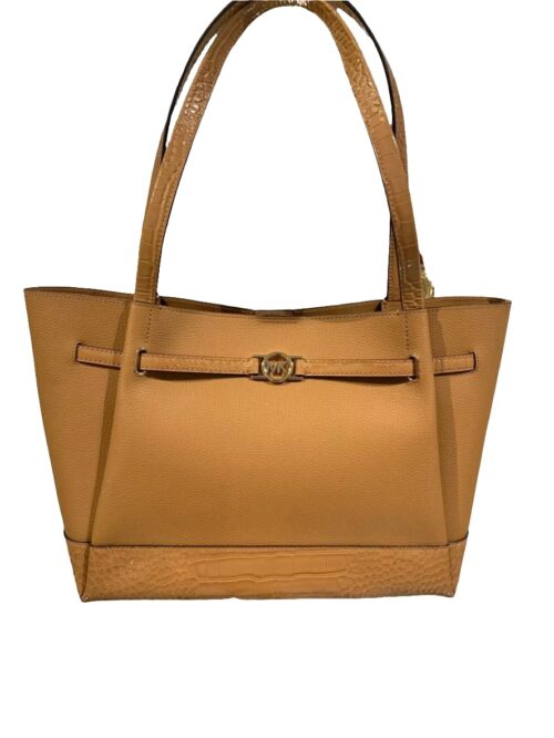 Michael Kors 2025 Collection Reed Large Leather Belted Satchel