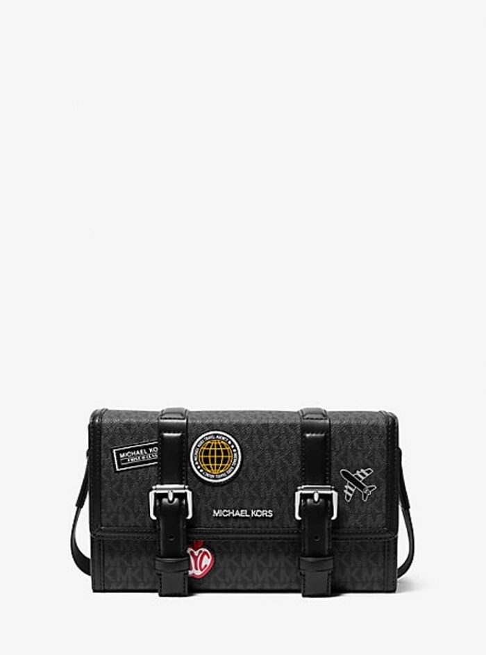 Michael Kors 2025 Collection Cooper Embellished Signature Logo Trunk Crossbody Bag