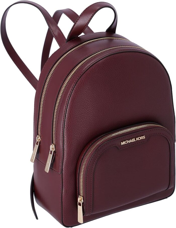 Michael Kors 2025 Collection Jaycee Medium Pebbled Leather Backpack - Image 3