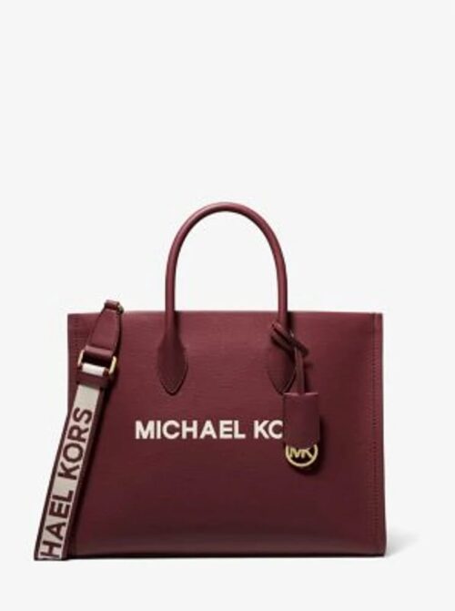 Michael Kors 2025 Collection Mirella Large Pebbled Leather Tote Bag