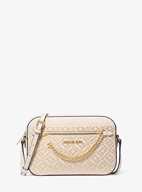 Michael Kors 2025 Collection Jet Set Large Saffiano Leather Crossbody Bag