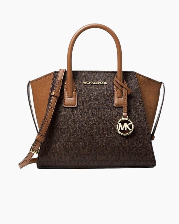 Michael Kors 2025 Collection Avril Medium Logo Top-Zip Satchel