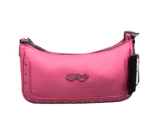 Ed Hardy’s pink two way shoulder bag