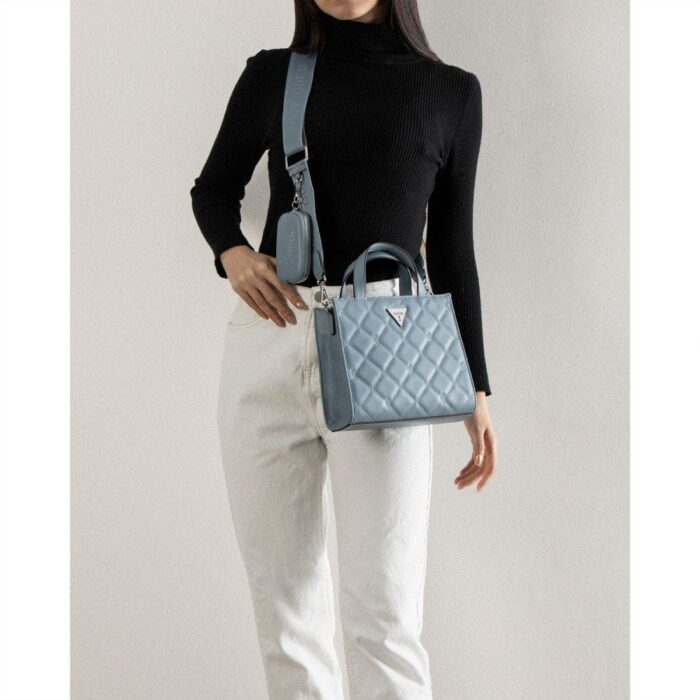 Guess Colton Mini Tote Baby Blue - Image 2