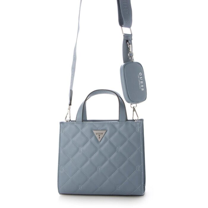 Guess Colton Mini Tote Baby Blue - Image 5
