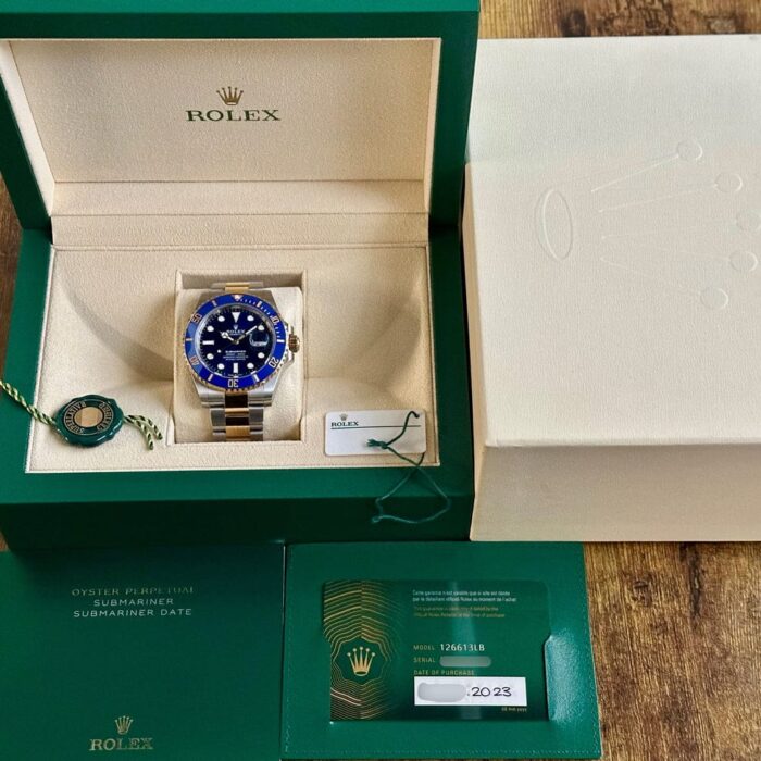 Rolex Submariner Date 41mm Two tone Sub Bluesy Watch - Image 2