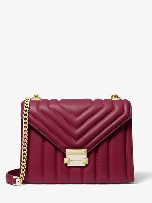 Michael Kors 2025 Collection Whitney Large Quilted Leather Convertible Shoulder Bag