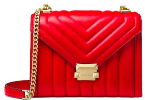 Michael Kors 2025 Collection Whitney Large Quilted Leather Convertible Shoulder Bag