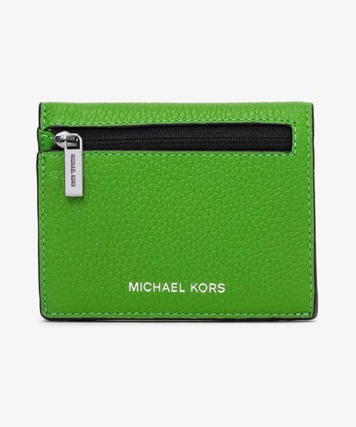 Michael Kors 2025 Collection Pebbled Leather Snap Double Folio Card Case