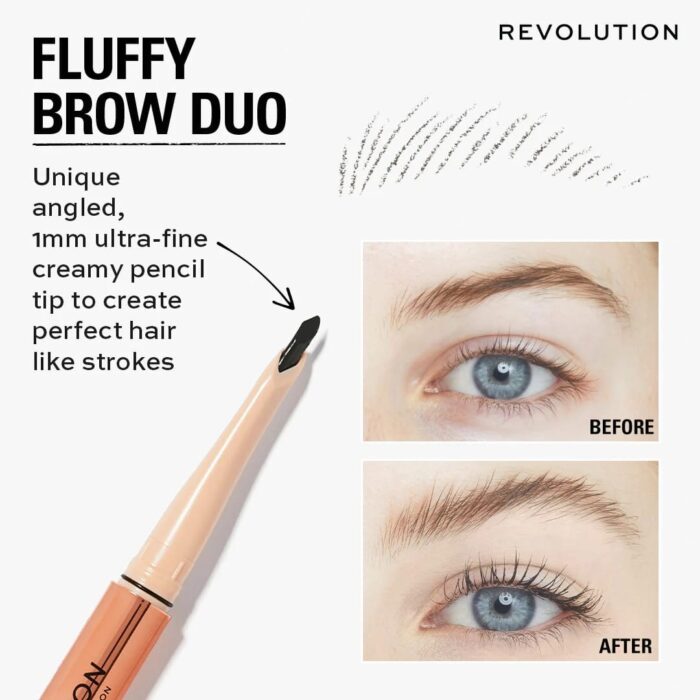 Revolution Beauty London Fluffy Brow Filter Duo - Image 5