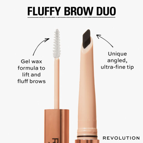 Revolution Beauty London Fluffy Brow Filter Duo