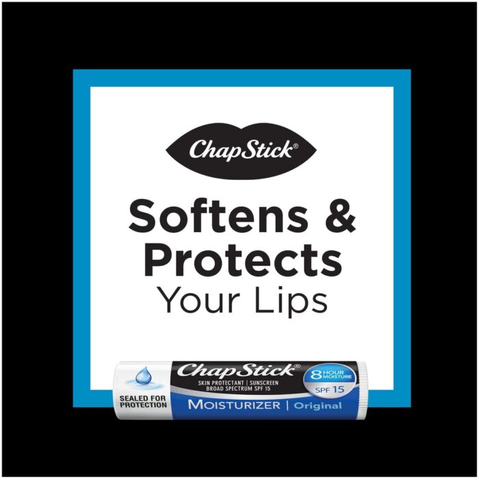 ChapStick SPF 12 Moisturizing Lip Balm (Classic-SPF15) - Image 3