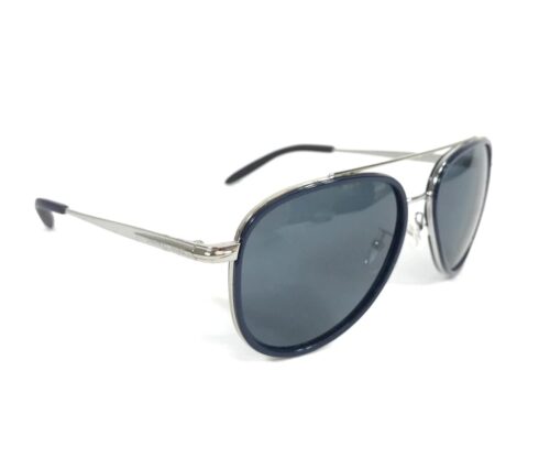 Michael Kors 2025 Collection Sunglasses Blue Silver Frames w/ Gray Lenses