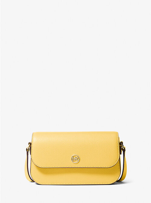Michael Kors 2025 Collection Jet Set Travel Small Pebbled Leather Crossbody Bag