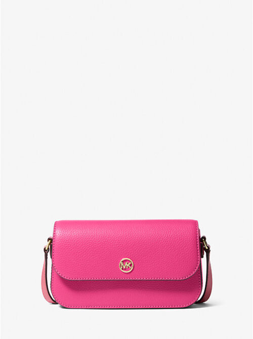 Michael Kors 2025 Collection Jet Set Travel Small Pebbled Leather Crossbody Bag