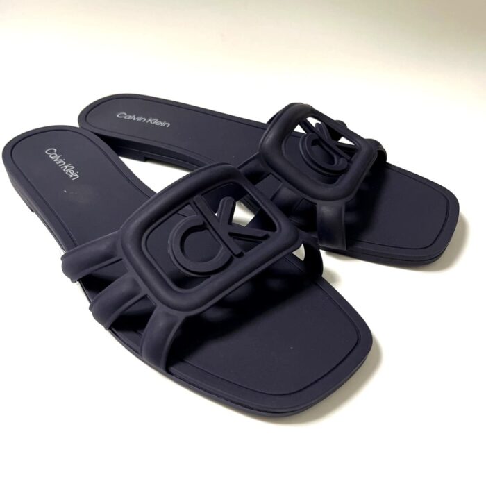 Calvin Klein Yoana Slide Sandal Navy Blue Sandal