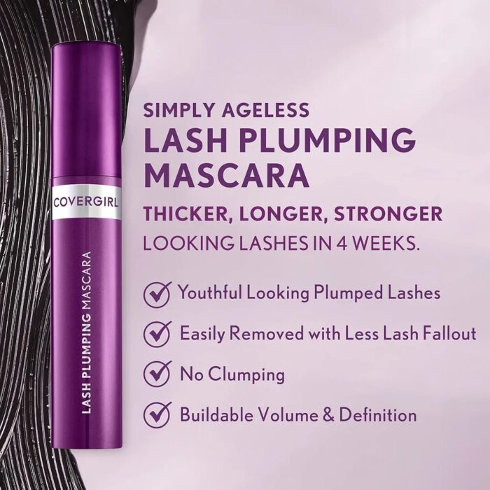 CoverGirl simply ageless lash plumping mascara - Image 3