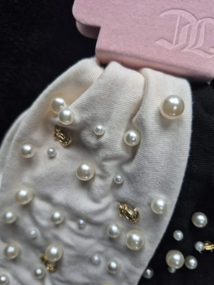 Juicy Couture Headband Headscarf Luxe Pearls Set - Image 5