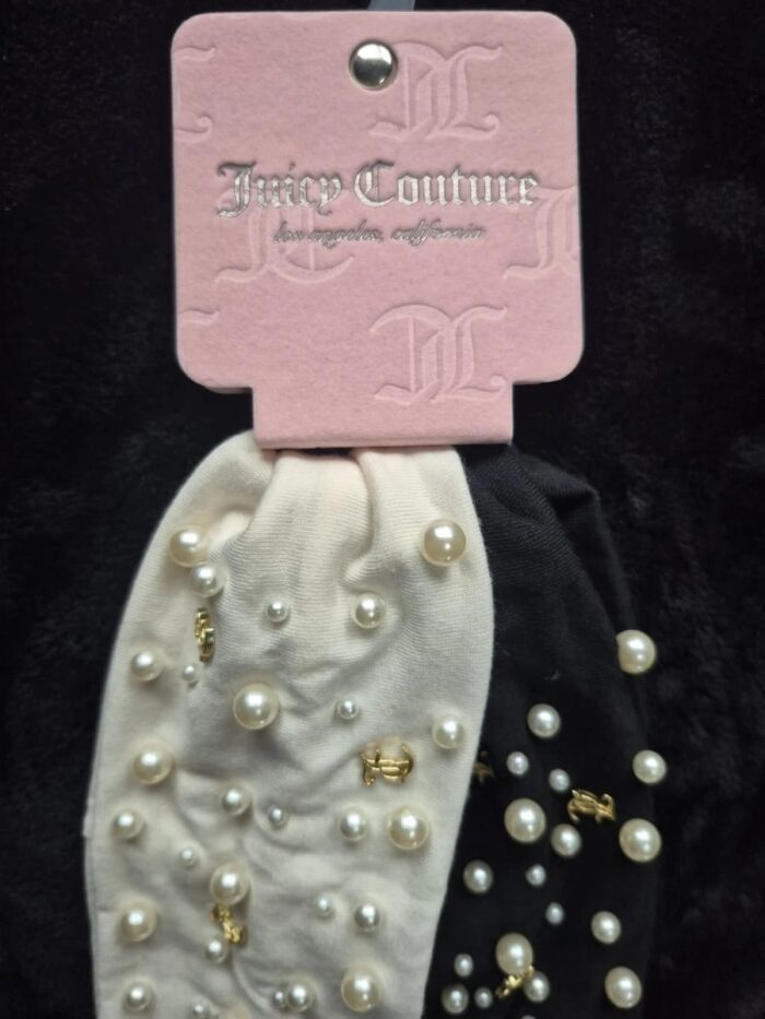 Juicy Couture Headband Headscarf Luxe Pearls Set - Image 8