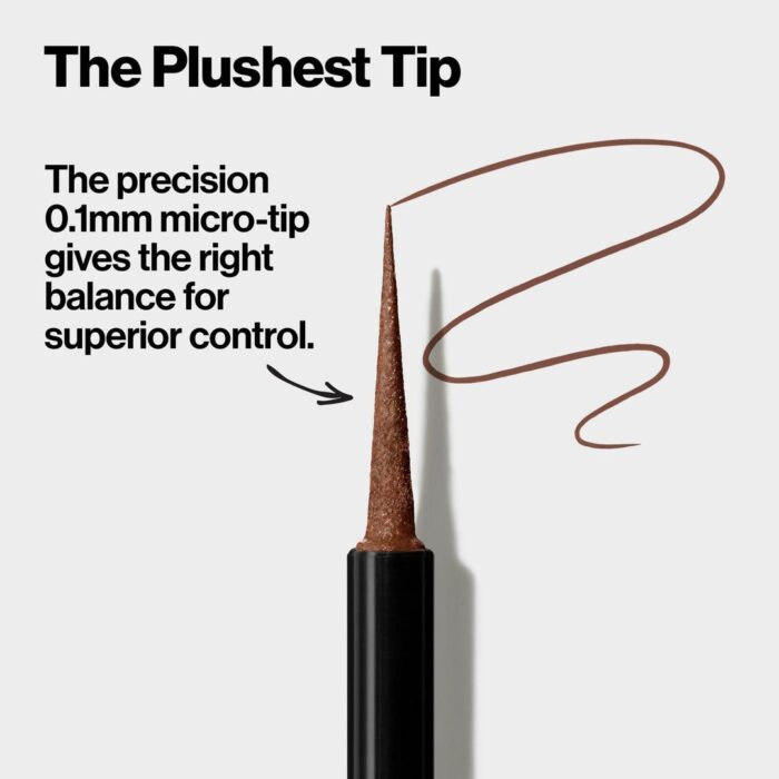 The Creme Shop Get In Line FeltTip Eyeliner Brown - Image 3
