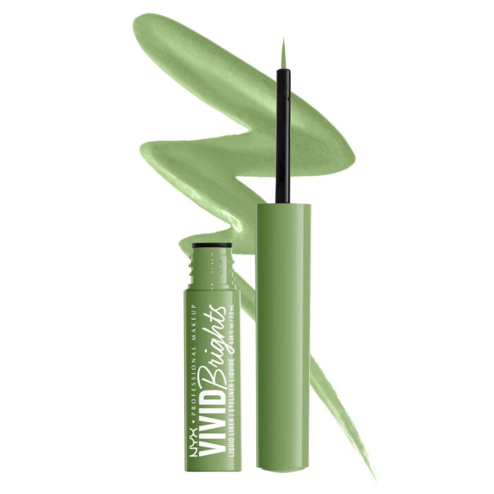 NYX Professional Makeup Vivid Brights Colored Liquid Eyeliner in Ghosted Green