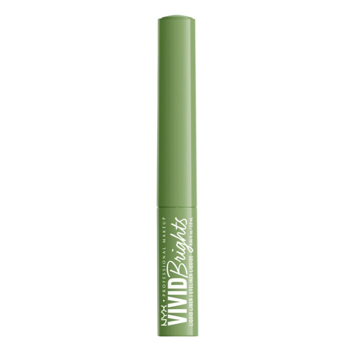 NYX Professional Makeup Vivid Brights Colored Liquid Eyeliner in Ghosted Green - Image 3
