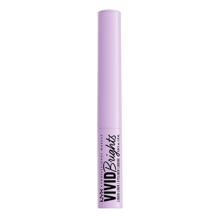 NYX Professional Makeup Vivid Brights Colored Liquid Eyeliner in Lilac - Image 4