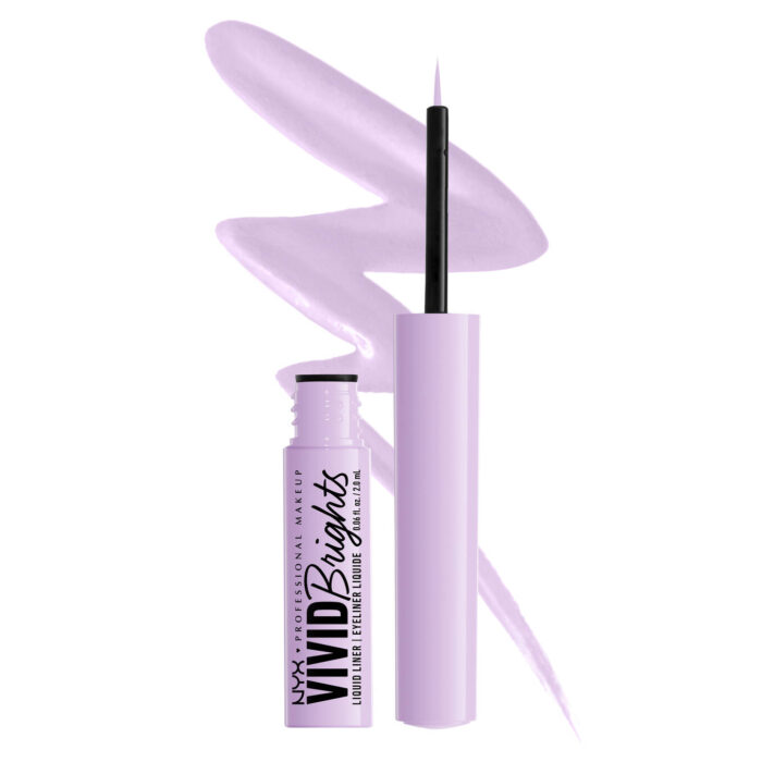 NYX Professional Makeup Vivid Brights Colored Liquid Eyeliner in Lilac
