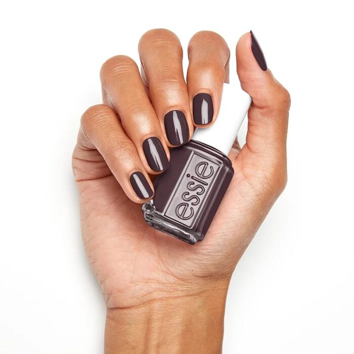 Essie Salon- Quality Black Nail Paint-Home By 8 - Image 3