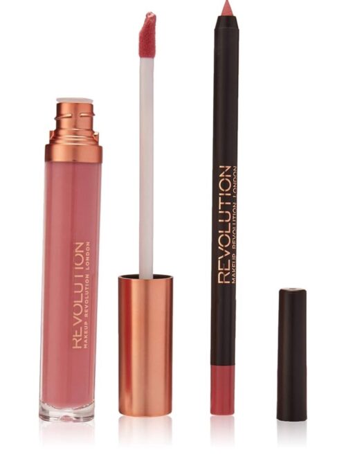 Revolution Beauty London Retro Luxe Matte Lip Kit - Matte Reign (Matte Grandee)