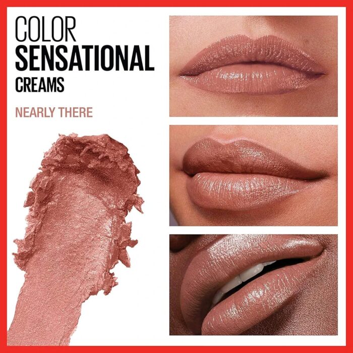 Maybelline Color Sensational The Creams Cream Finish Lipstick (205-Nearly There) - Image 6