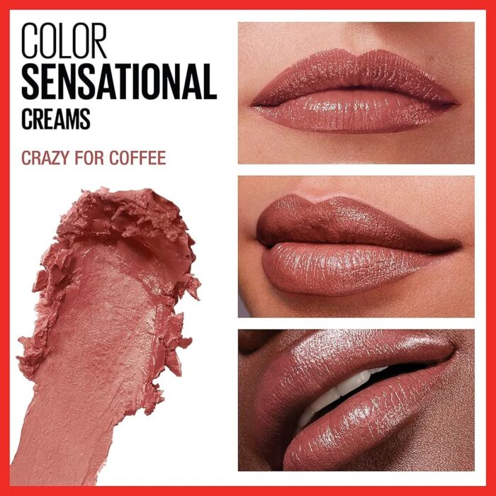Maybelline Color Sensational The Creams Cream Finish Lipstick (275- Crazy For Coffee) - Image 3