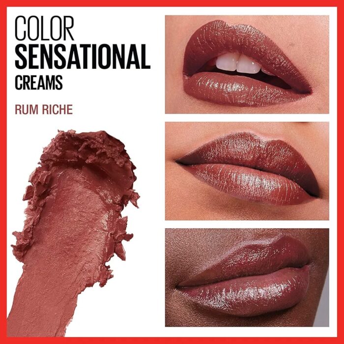 Maybelline Color Sensational The Creams Cream Finish Lipstick (280- Rum Riche) - Image 3