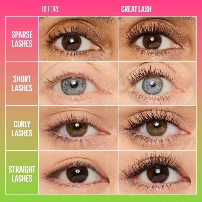 Maybelline Great Lash Washable Mascara- Brownish Black - Image 6