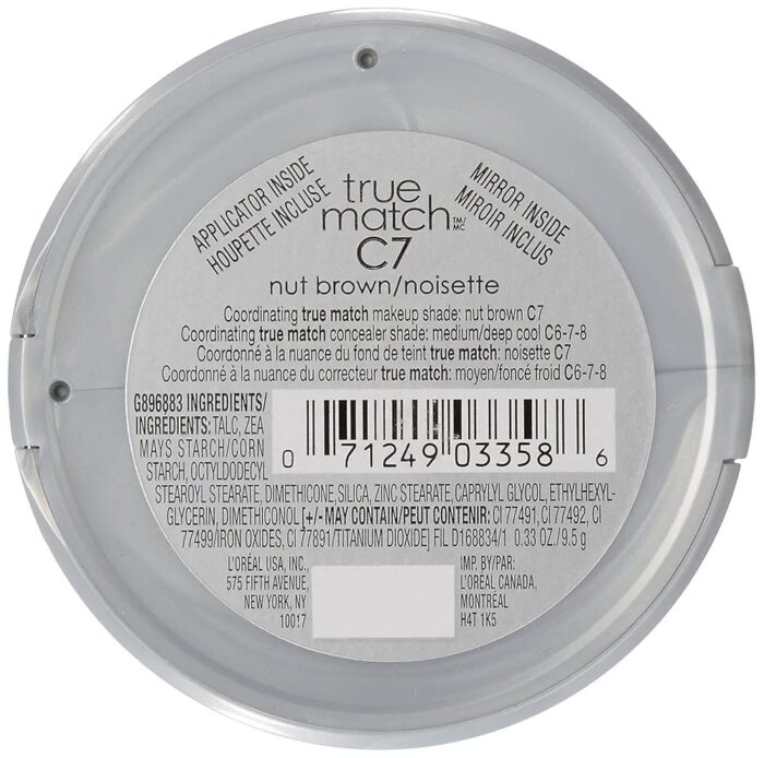 L’Oréal True Match Super Blendable Powder ((C7-Nut Brown Noisette) - Image 2
