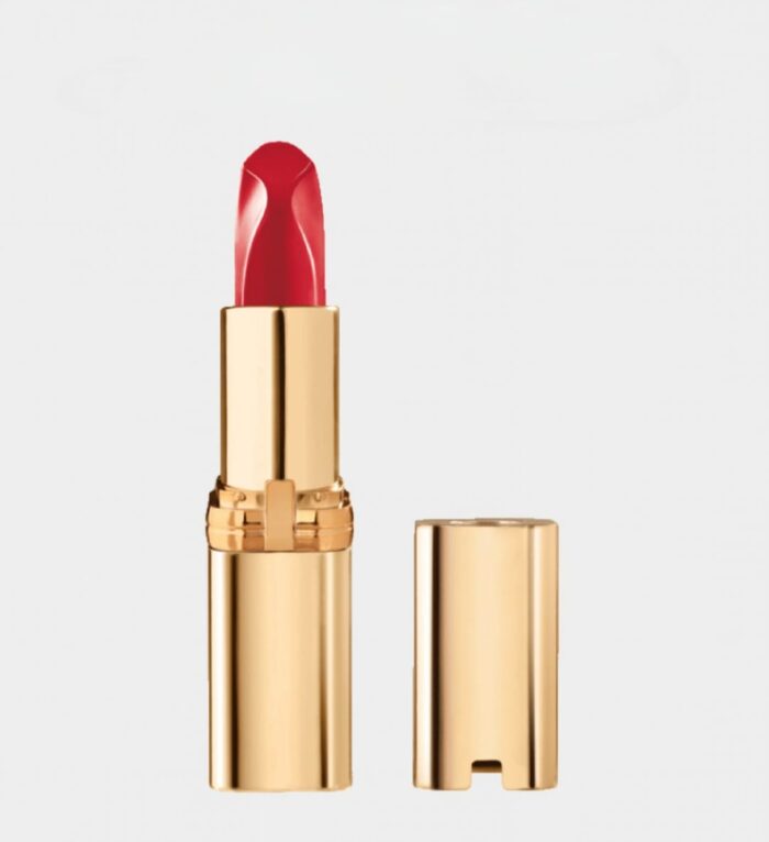 L’Oréal Reds of Worth Satin Lipstick with Saturated Color (186-Lovely Red)