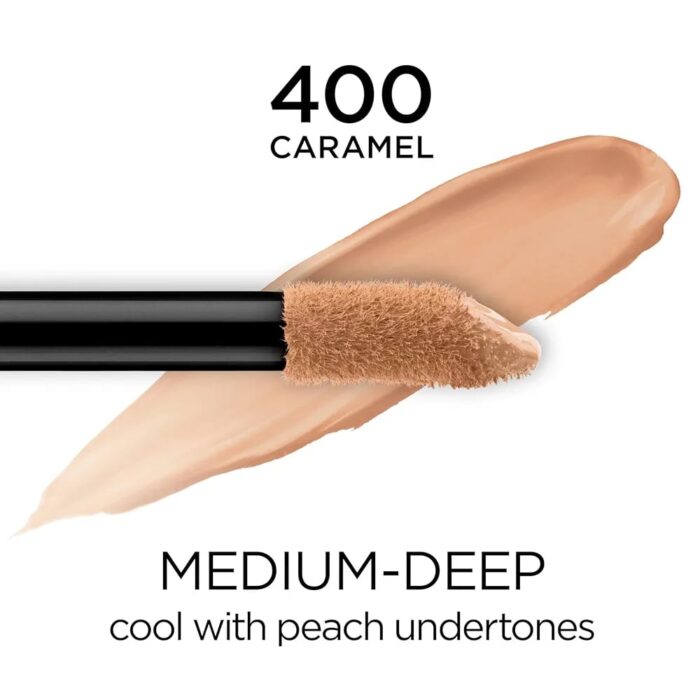 L'Oreal Paris Makeup Infallible Full Wear Waterproof Matte Concealer (400-Caramel) - Image 2