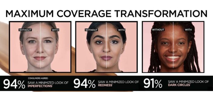 L'Oreal Paris Makeup Infallible Full Wear Waterproof Matte Concealer (400-Caramel) - Image 7