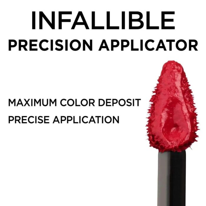 L’Oréal Infallible 8 Hour Pro Lip Gloss, Hydrating Finish (305- Fiery) - Image 4