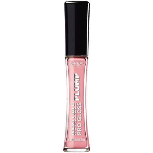 L'Oreal Paris Infallible Pro Gloss Plump Lip Gloss with Hyaluronic Acid (601-Rosy Flush)