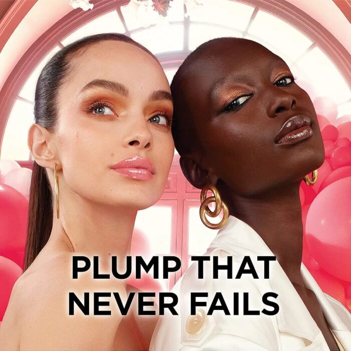 L'Oreal Paris Infallible Pro Gloss Plump Lip Gloss with Hyaluronic Acid (601-Rosy Flush) - Image 9