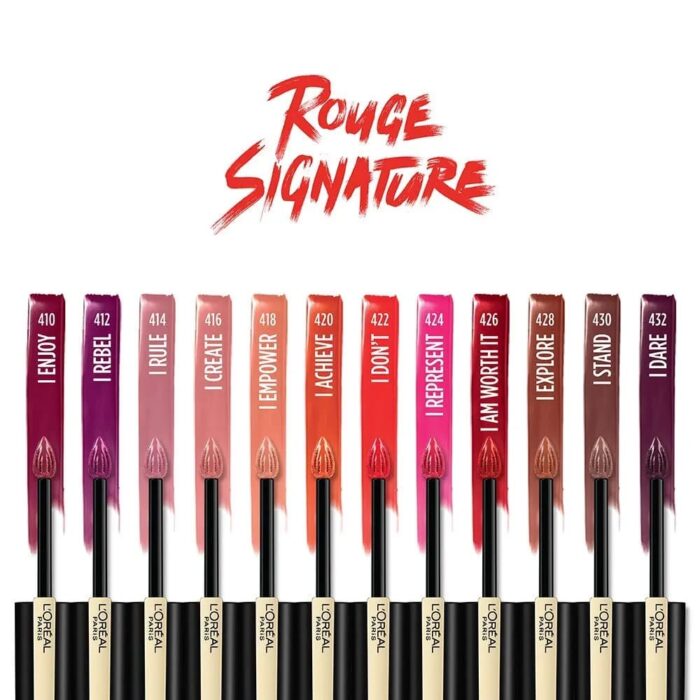 L’Oréal Paris Makeup Rouge Signature Matte Stain(426-I Am Worth It) - Image 4