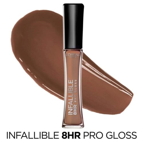 L’Oréal Infallible 8 Hour Pro Lip Gloss, Hydrating Finish (825-Dulce De Leche)
